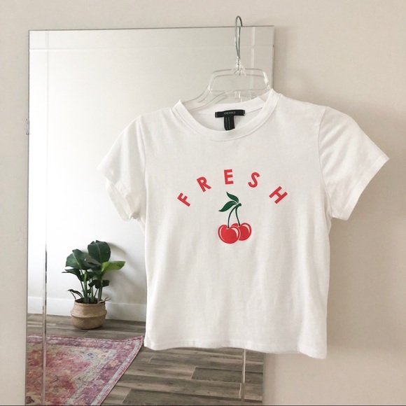 Forever 21 Tops - Forever 21 Cherry Top